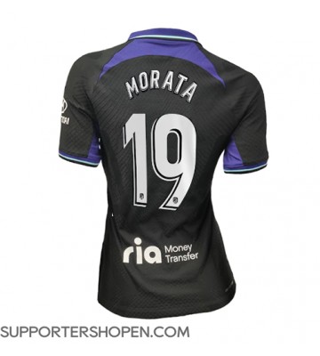 Atletico Madrid Alvaro Morata #19 Borta Matchtröja Dam 2022-23 Kortärmad